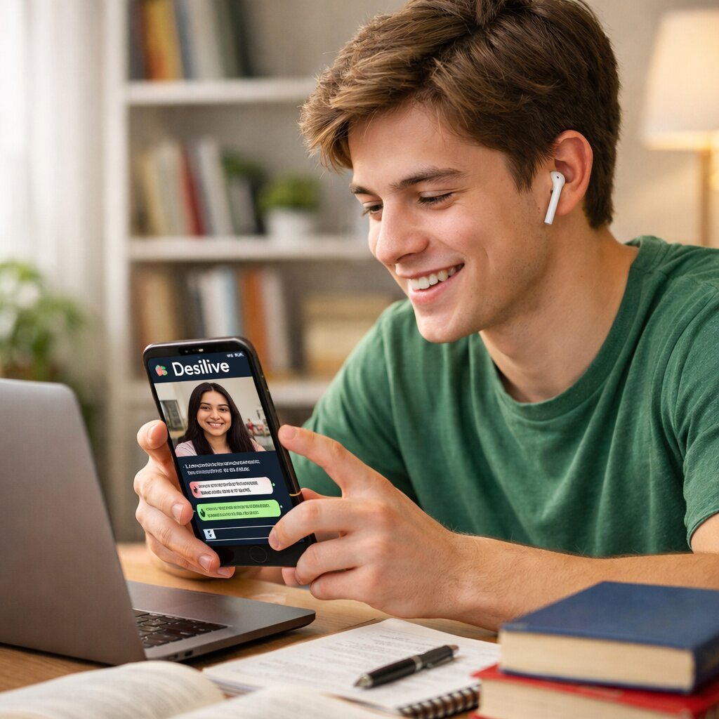 Dil pratiği yapmak isteyen kullanıcılar için optimize edilmiş Desilive profili.