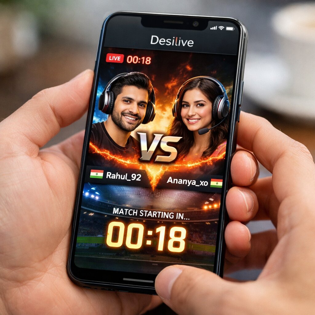 Desilive algoritmasının hızlı eşleşme ve doğrudan iletişim sağlayan ekranı.